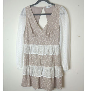 Social Tourist Open Back Babydoll Dress | Milkmaid Cottagecore